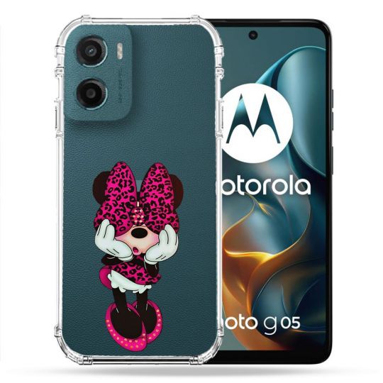 Coque Renforcée Transparente Pour Motorola G05 / E15 Minnie