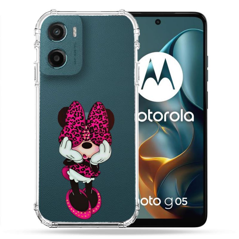 Coque Renforcée Transparente Pour Motorola G05 / E15 Minnie