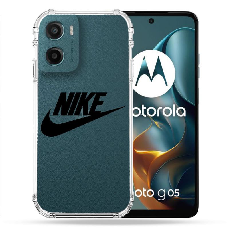 Coque Renforcée Transparente Pour Motorola G05 / E15 Nike