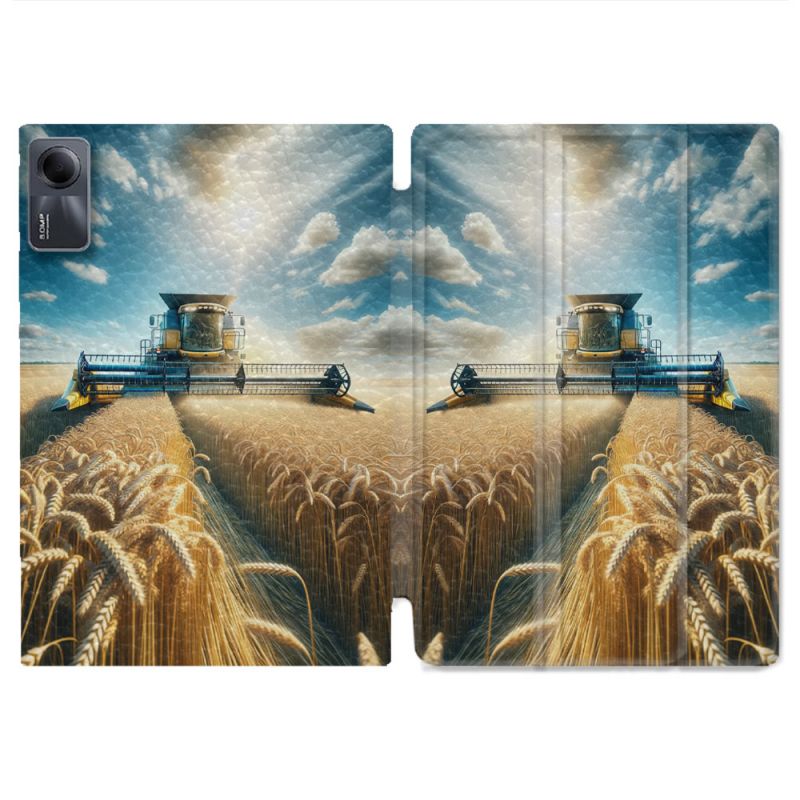 Coque Renforcée Pour Xiaomi Redmi Pad SE 11 Agriculture Moissonneuse Blé