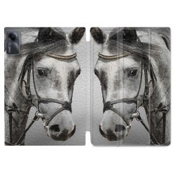 Coque Renforcée Pour Xiaomi Redmi Pad SE 11 Animal Cheval Blanc