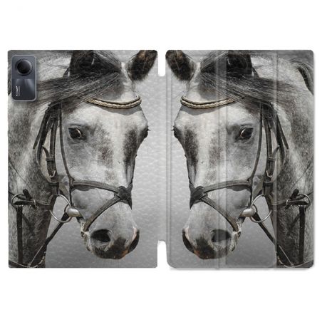 Coque Renforcée Pour Xiaomi Redmi Pad SE 11 Animal Cheval Blanc
