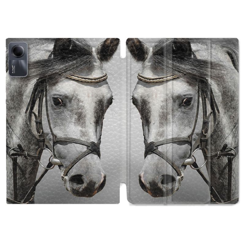 Coque Renforcée Pour Xiaomi Redmi Pad SE 11 Animal Cheval Blanc