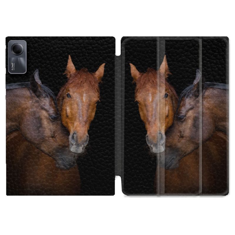 Coque Renforcée Pour Xiaomi Redmi Pad SE 11 Animal Cheval Marron