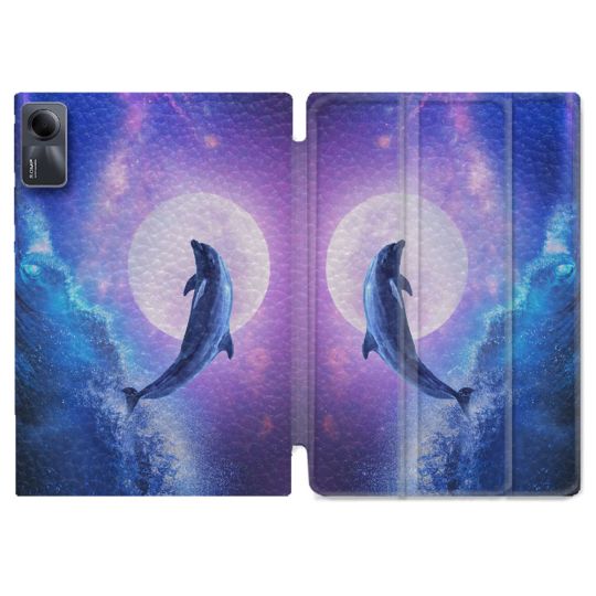 Coque Renforcée Pour Xiaomi Redmi Pad SE 11 Animal Dauphin Vague