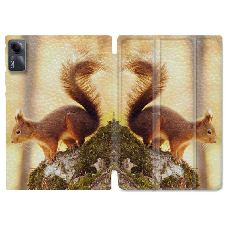 Coque Renforcée Pour Xiaomi Redmi Pad SE 11 Animal Ecureuil Bois