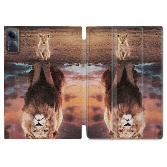 Coque Renforcée Pour Xiaomi Redmi Pad SE 11 Animal Lion Reflet