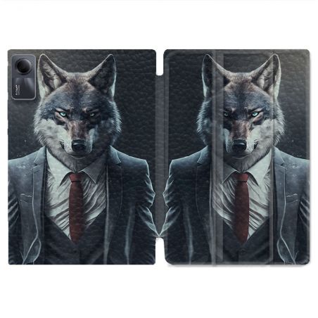 Coque Renforcée Pour Xiaomi Redmi Pad SE 11 Animal Loup Business