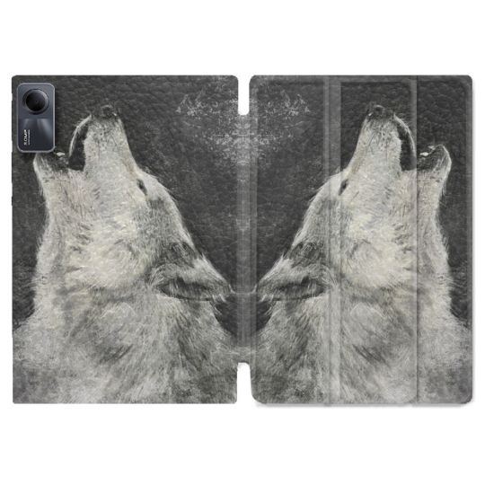 Coque Renforcée Pour Xiaomi Redmi Pad SE 11 Animal Loup Hurlement