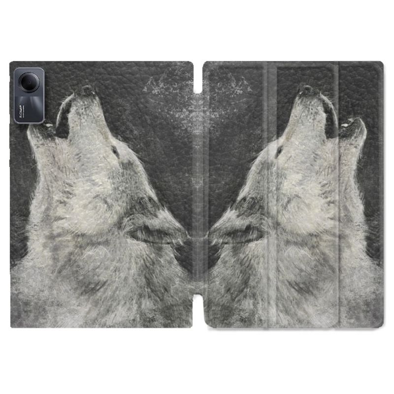 Coque Renforcée Pour Xiaomi Redmi Pad SE 11 Animal Loup Hurlement