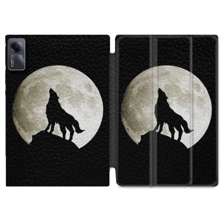 Coque Renforcée Pour Xiaomi Redmi Pad SE 11 Animal Loup Noir