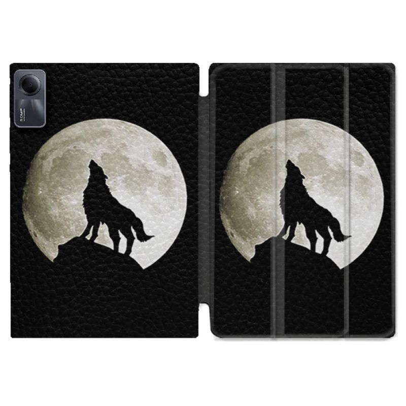 Coque Renforcée Pour Xiaomi Redmi Pad SE 11 Animal Loup Noir