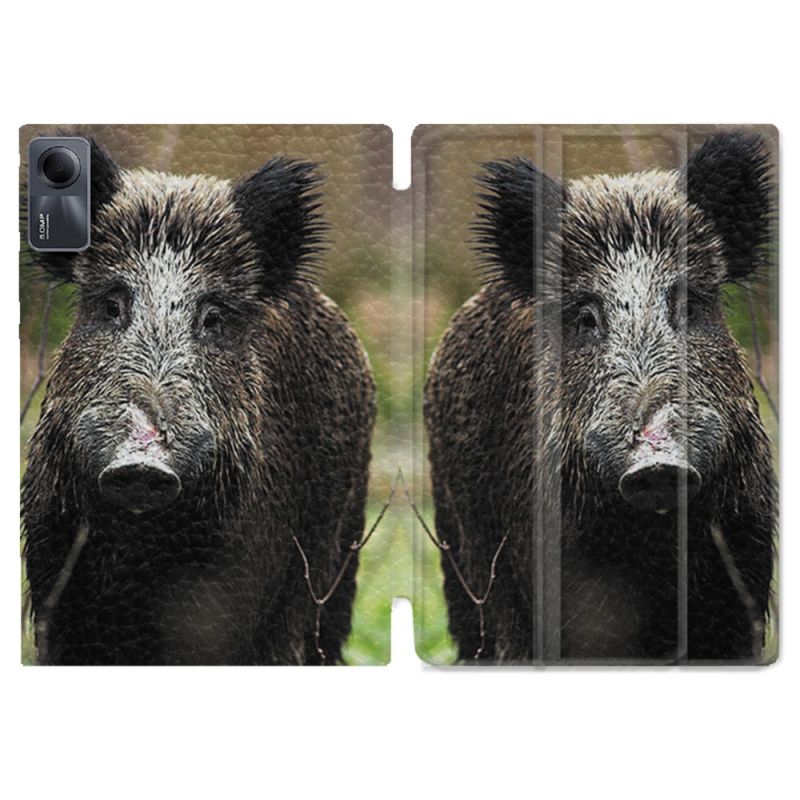 Coque Renforcée Pour Xiaomi Redmi Pad SE 11 Chasse Sanglier bois