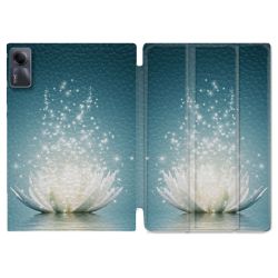 Coque Renforcée Pour Xiaomi Redmi Pad SE 11 Fleur Lotus Blanc