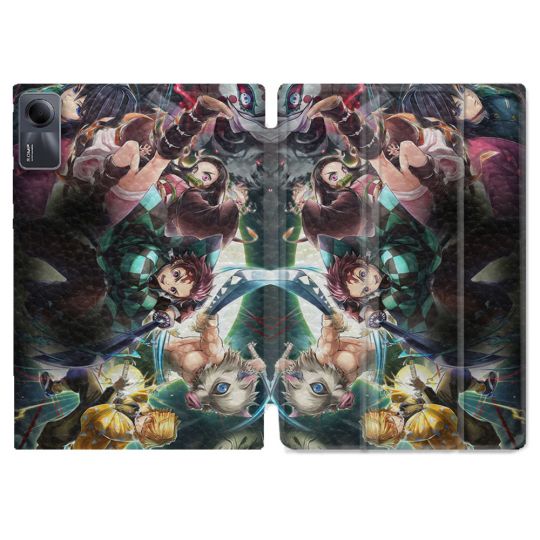 Coque Renforcée Pour Xiaomi Redmi Pad SE 11 Manga Demon Slayer Groupe