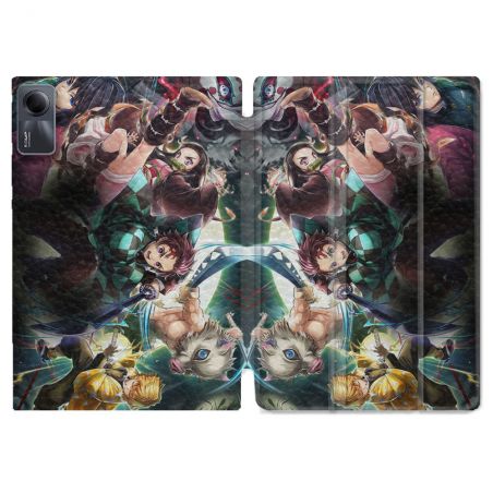 Coque Renforcée Pour Xiaomi Redmi Pad SE 11 Manga Demon Slayer Groupe