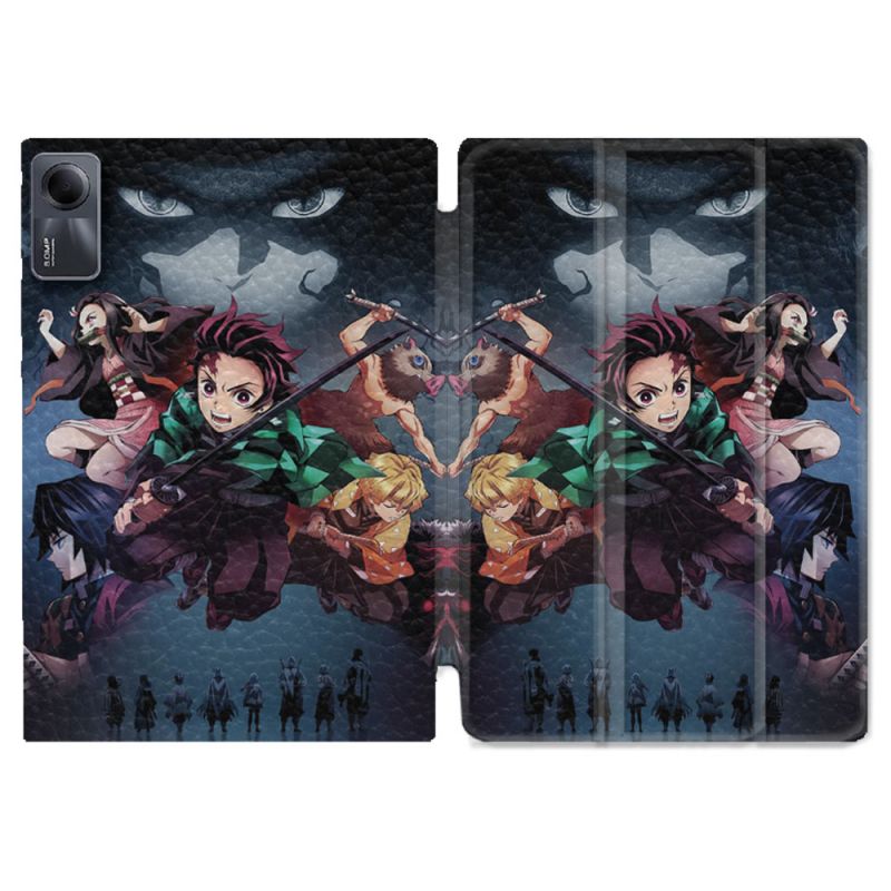 Coque Renforcée Pour Xiaomi Redmi Pad SE 11 Manga Demon Slayer Noir