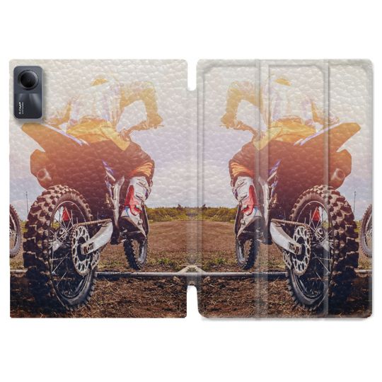 Coque Renforcée Pour Xiaomi Redmi Pad SE 11 Moto Cross Soleil
