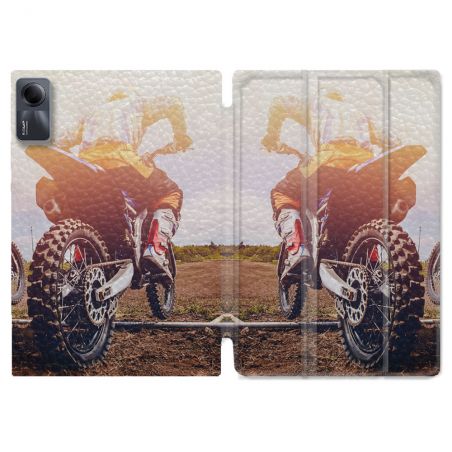 Coque Renforcée Pour Xiaomi Redmi Pad SE 11 Moto Cross Soleil