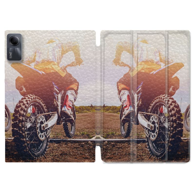 Coque Renforcée Pour Xiaomi Redmi Pad SE 11 Moto Cross Soleil