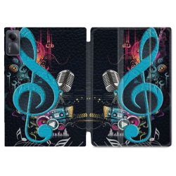 Coque Renforcée Pour Xiaomi Redmi Pad SE 11 Musique Cle Sol Bleu