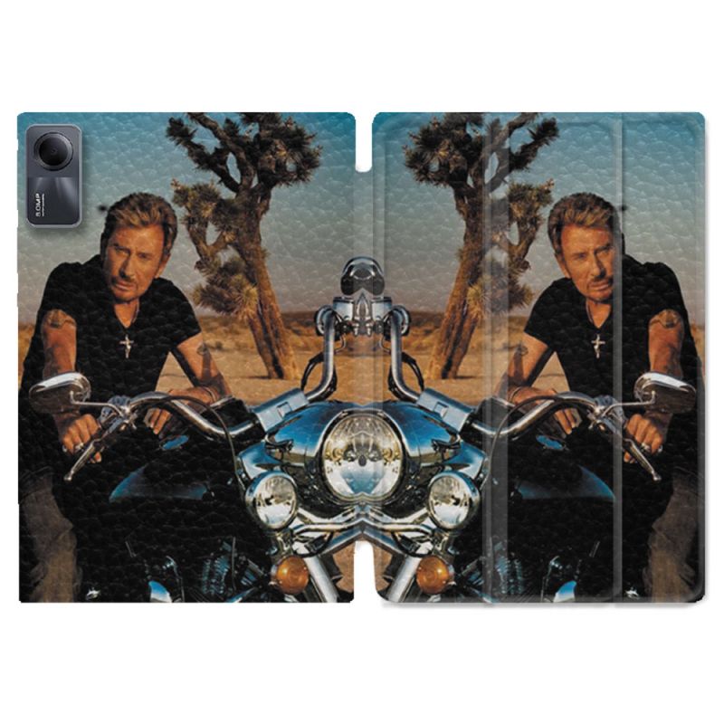 Coque Renforcée Pour Xiaomi Redmi Pad SE 11 Musique Johnny Hallyday Moto