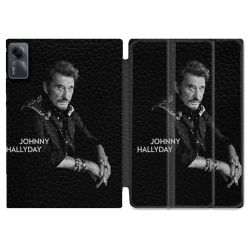 Coque Renforcée Pour Xiaomi Redmi Pad SE 11 Musique Johnny Hallyday Noir