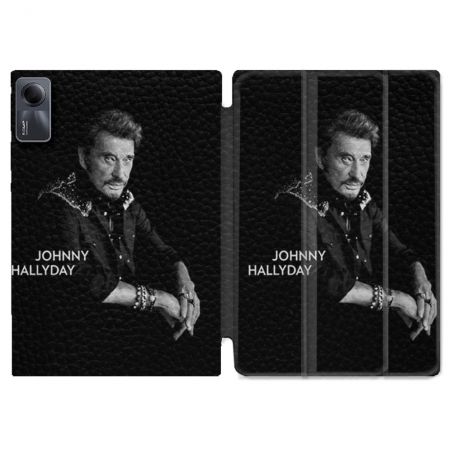 Coque Renforcée Pour Xiaomi Redmi Pad SE 11 Musique Johnny Hallyday Noir