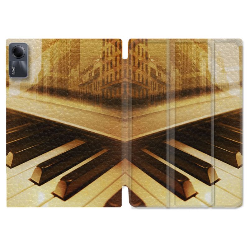 Coque Renforcée Pour Xiaomi Redmi Pad SE 11 Musique Piano Retro