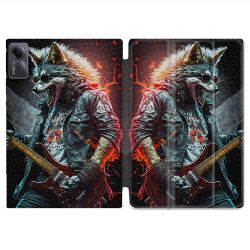 Coque Renforcée Pour Xiaomi Redmi Pad SE 11 Musique Rock Loup