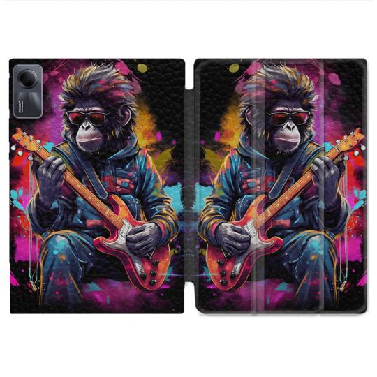 Coque Renforcée Pour Xiaomi Redmi Pad SE 11 Musique Rock Singe
