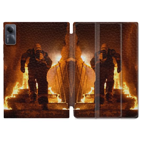 Coque Renforcée Pour Xiaomi Redmi Pad SE 11 Pompier Escalier