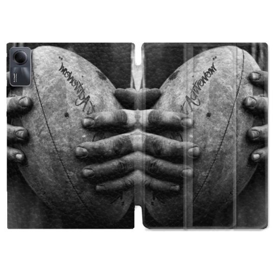 Coque Renforcée Pour Xiaomi Redmi Pad SE 11 Sport Rugby Ballon Vintage