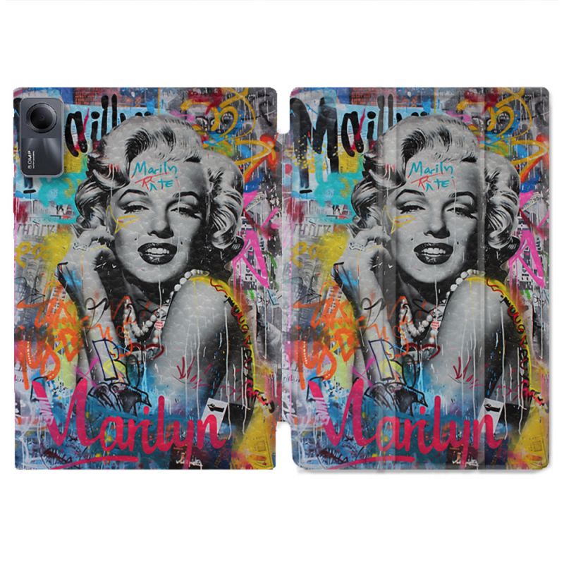 Coque Renforcée Pour Xiaomi Redmi Pad SE 11 Street Art Maryline Monroe