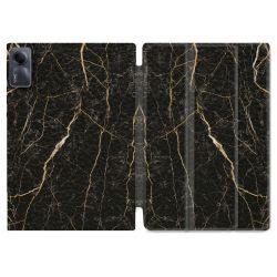 Coque Renforcée Pour Xiaomi Redmi Pad SE 11 Texture Marbre Noir