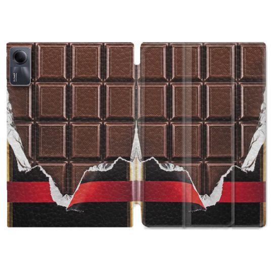 Coque Renforcée Pour Xiaomi Redmi Pad SE 11 Texture Trompe Oeil Chocolat