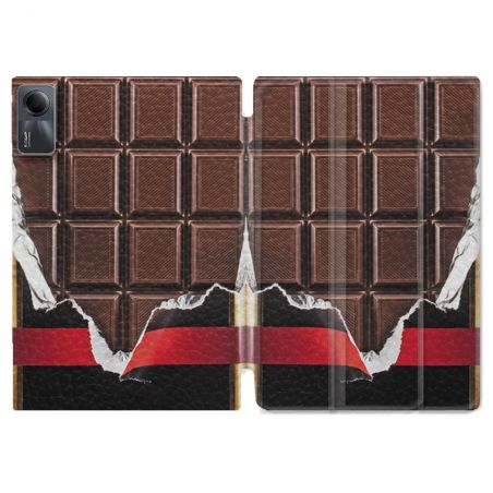 Coque Renforcée Pour Xiaomi Redmi Pad SE 11 Texture Trompe Oeil Chocolat