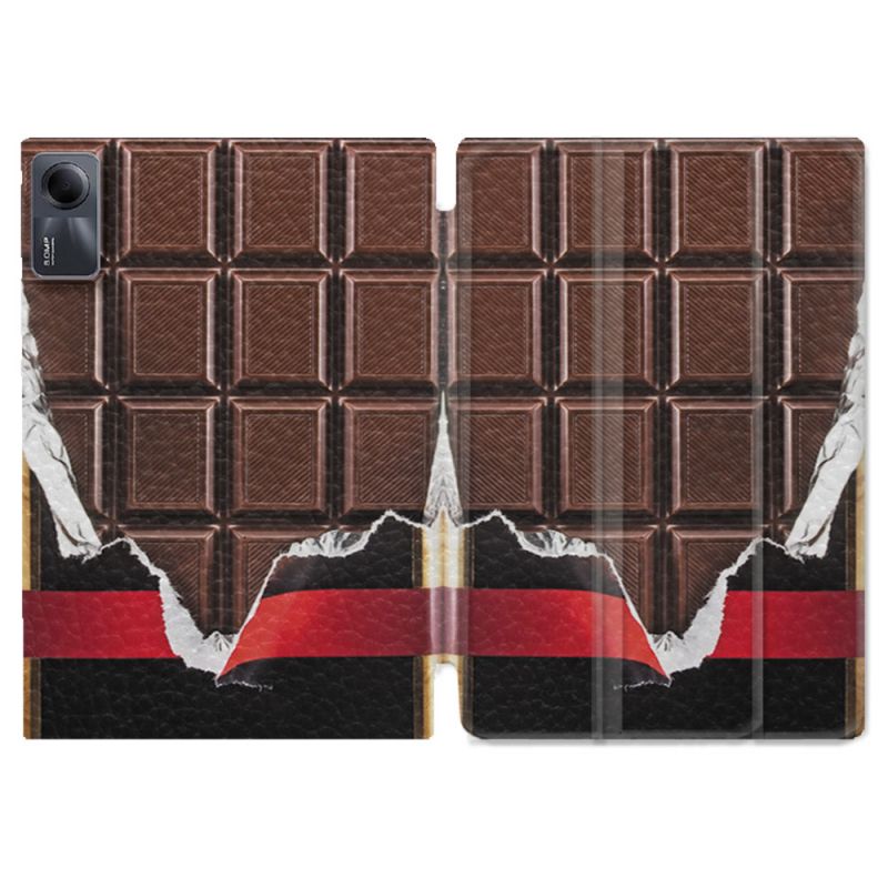 Coque Renforcée Pour Xiaomi Redmi Pad SE 11 Texture Trompe Oeil Chocolat