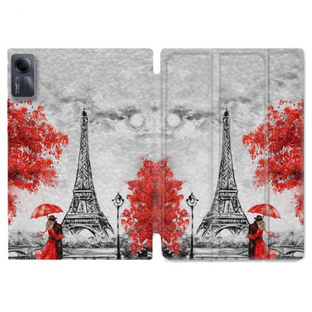 Coque Renforcée Pour Xiaomi Redmi Pad SE 11 Voyage France Paris Rouge