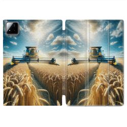 Coque Renforcée Pour Xiaomi Pad 7 / 7 Pro Agriculture Moissonneuse Blé