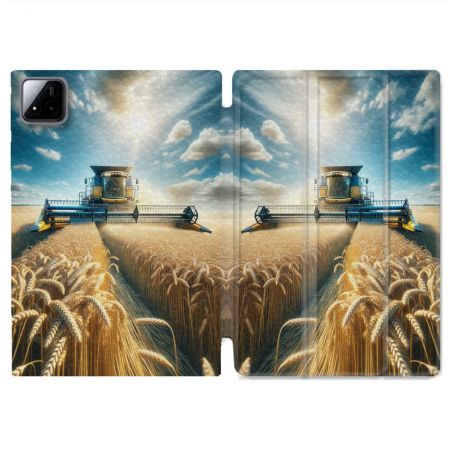 Coque Renforcée Pour Xiaomi Pad 7 / 7 Pro Agriculture Moissonneuse Blé