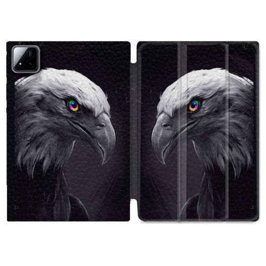 Coque Renforcée Pour Xiaomi Pad 7 / 7 Pro Animal Aigle Royal Noir
