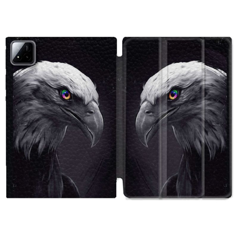 Coque Renforcée Pour Xiaomi Pad 7 / 7 Pro Animal Aigle Royal Noir