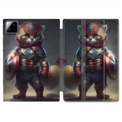 Coque Renforcée Pour Xiaomi Pad 7 / 7 Pro Animal Chat America