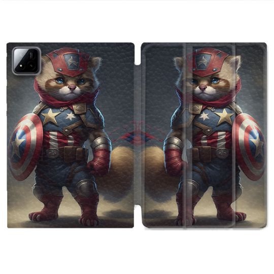 Coque Renforcée Pour Xiaomi Pad 7 / 7 Pro Animal Chat America