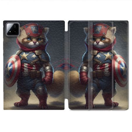 Coque Renforcée Pour Xiaomi Pad 7 / 7 Pro Animal Chat America
