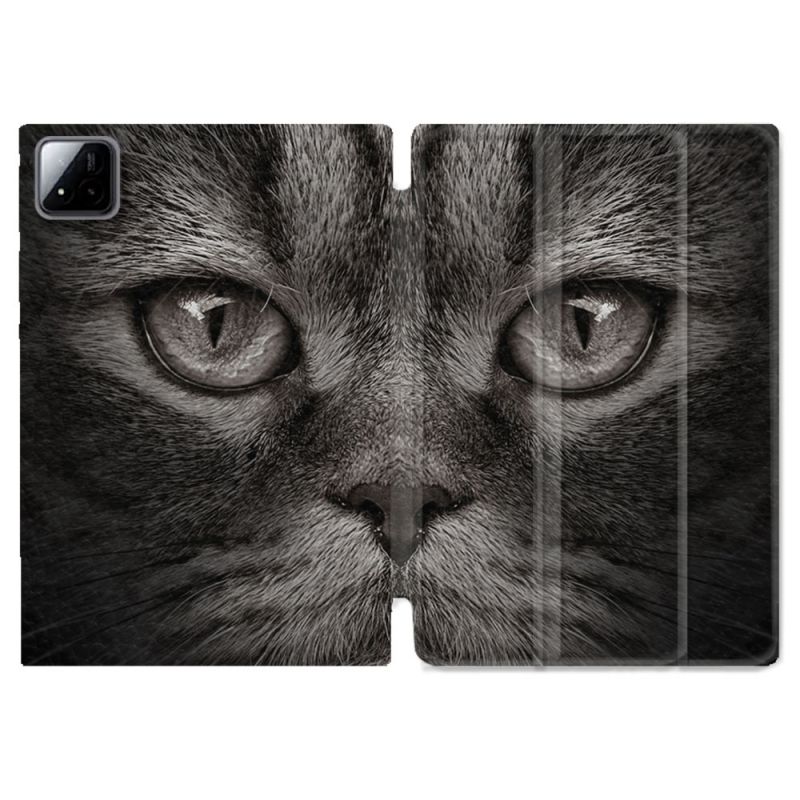 Coque Renforcée Pour Xiaomi Pad 7 / 7 Pro Animal Chat Gris
