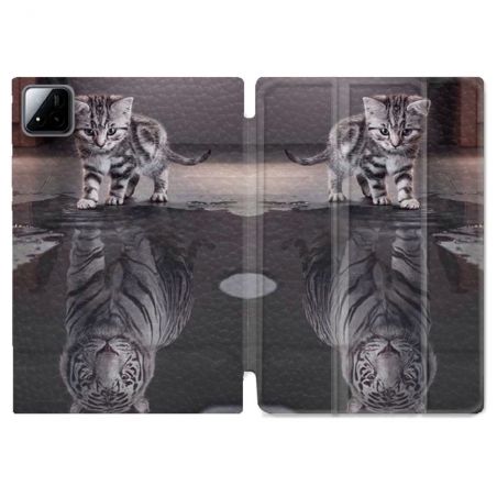 Coque Renforcée Pour Xiaomi Pad 7 / 7 Pro Animal Chat Reflet