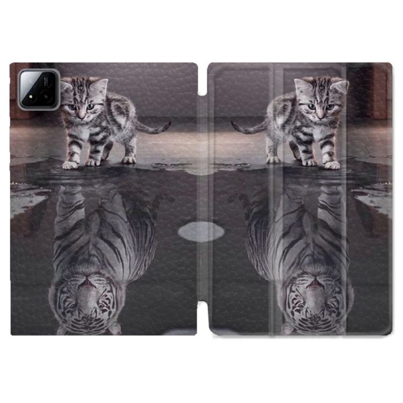 Coque Renforcée Pour Xiaomi Pad 7 / 7 Pro Animal Chat Reflet