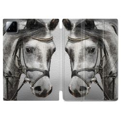 Coque Renforcée Pour Xiaomi Pad 7 / 7 Pro Animal Cheval Blanc